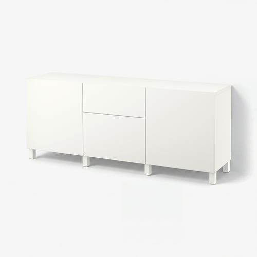 BESTÅ Комбінація з шухлядами - білий/Lappviken/Stubbarp білий 180x42x74 см
