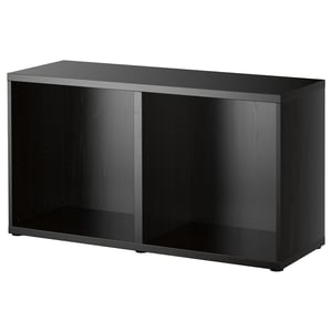 BESTÅ Каркас - чорно-коричневий 120x40x64 см