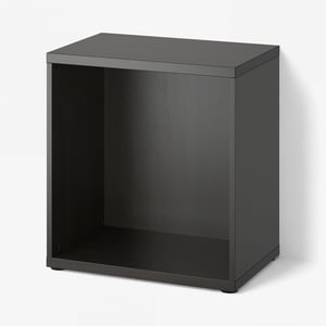 BESTÅ Каркас - чорно-коричневий 60x40x64 см