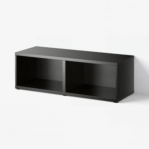 BESTÅ Каркас - чорно-коричневий 120x40x38 см