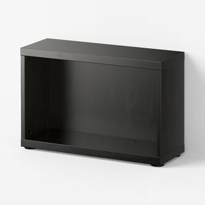 BESTÅ Каркас - чорно-коричневий 60x20x38 см