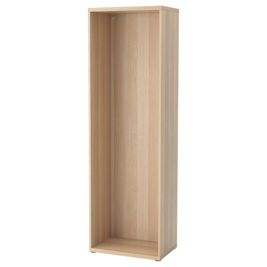 BESTÅ Rāmis 60x40x192 cm, balināts ozols
