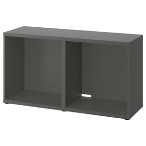 BESTÅ Тумба під ТБ - темно-сірий 120x40x64 см