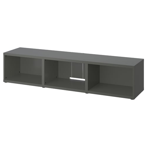 BESTÅ Тумба під ТБ - темно-сірий 180x40x38 см
