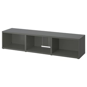 BESTÅ Тумба під ТБ - темно-сірий 180x40x38 см