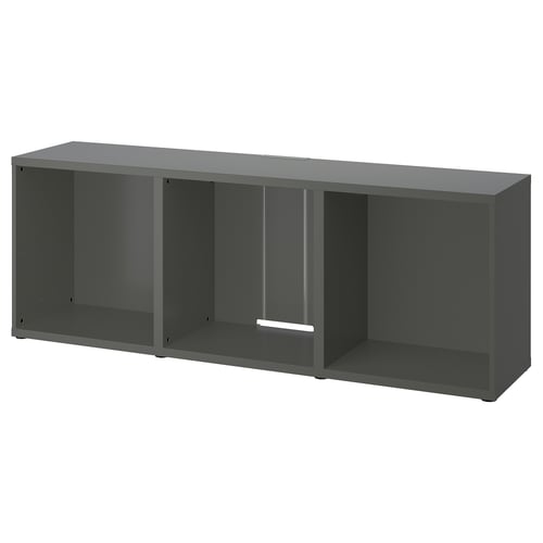 BESTÅ Тумба під ТБ - темно-сірий 180x40x64 см