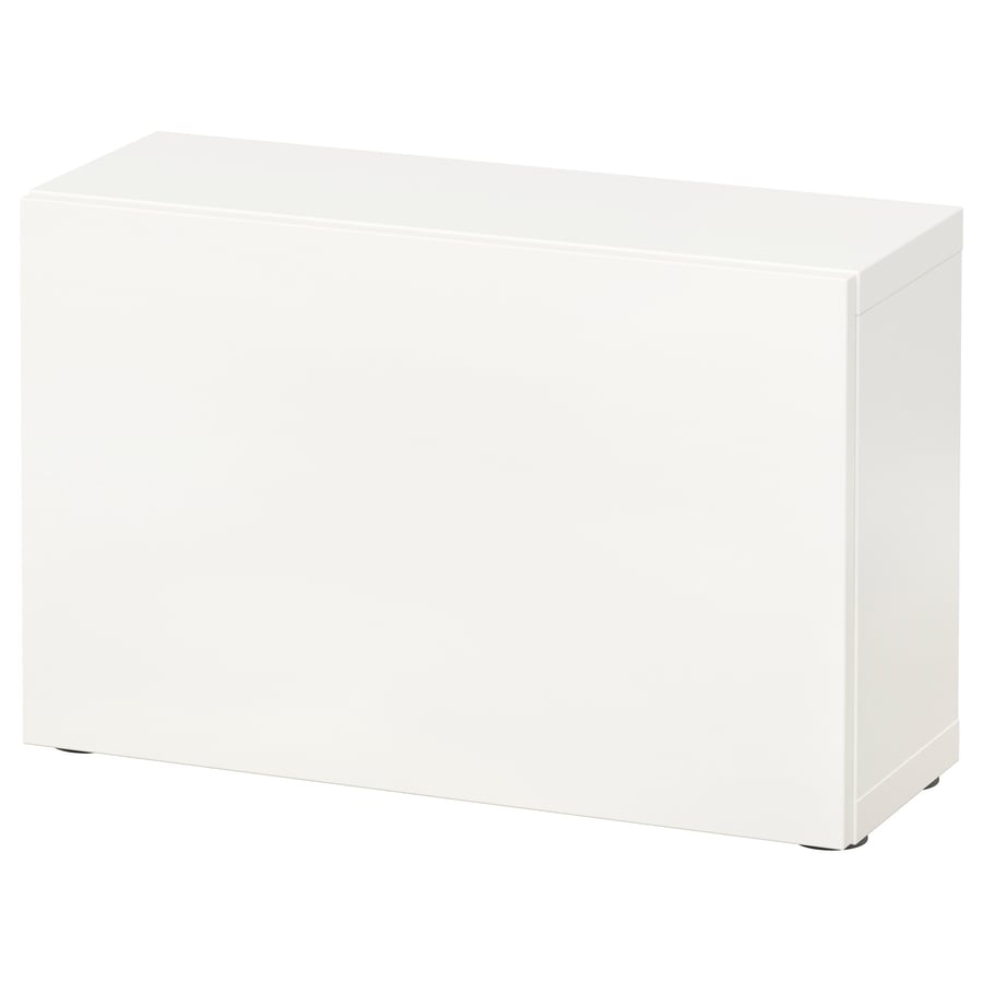BESTÅ kapp 60x20x38 cm, valge/ Lappviken valge