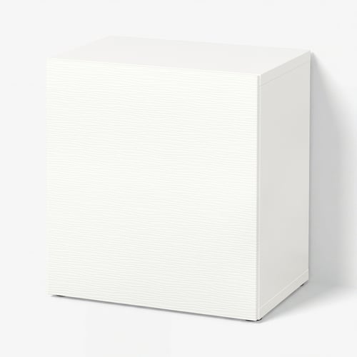 BESTÅ Шафка з дверцятами - білий/Laxviken білий 60x42x64 см