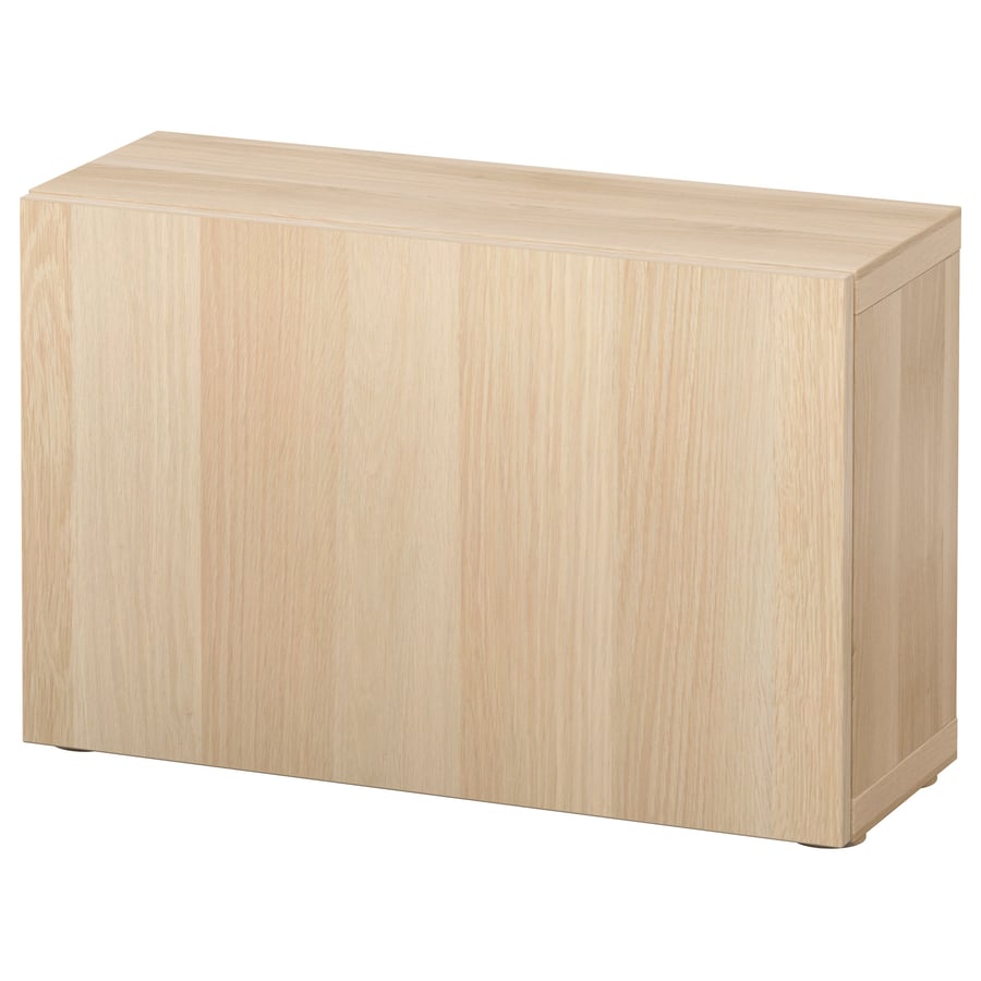 BESTÅ kapp 60x20x38 cm, pleegitatud tamm/ Lappviken pleegitatud tamm
