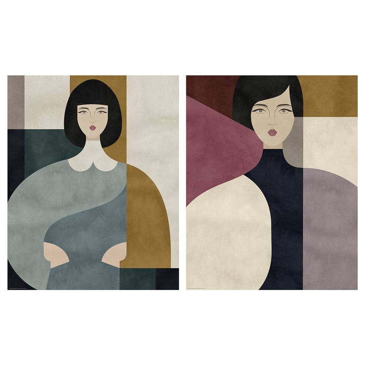 BILD Plakat, postaci w pryzmacie, 40x50 cm