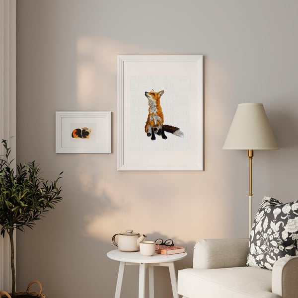 BILD Plakat, puszysty lis, 40x50 cm