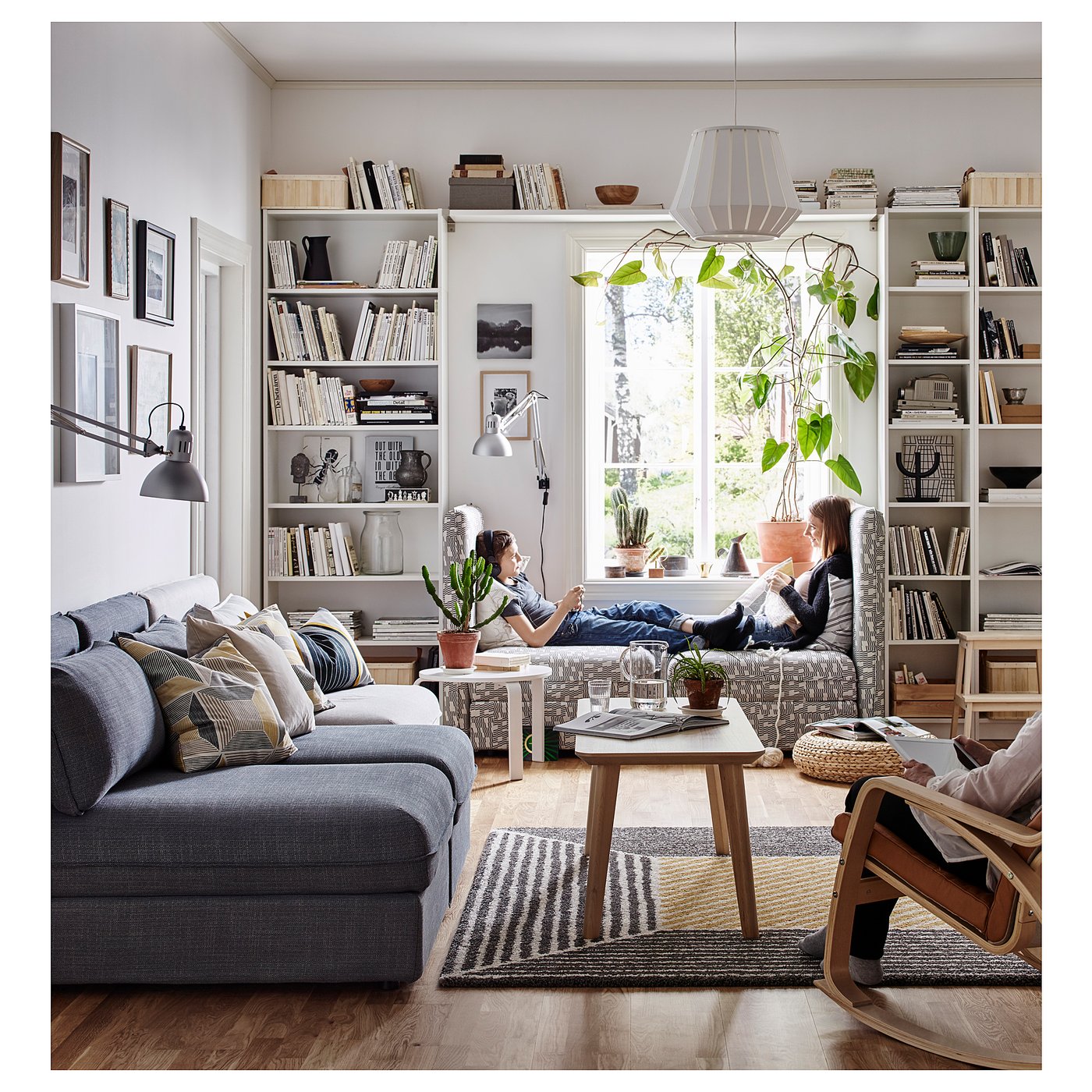 Стелаж IKEA BILLY, білий, 80 × 28 × 237 см — фото 3