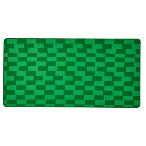 BLASKATA Podkladka pod mysz gamingowa, zielony/wzor, 40x80 cm