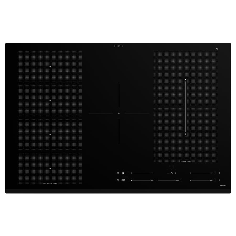BLIXTSNABB  induktsioonpliit, 78 cm, IKEA 700 must