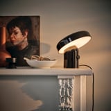 BLOMPRAKT Lampa z głośnikiem bluetooth, czarny