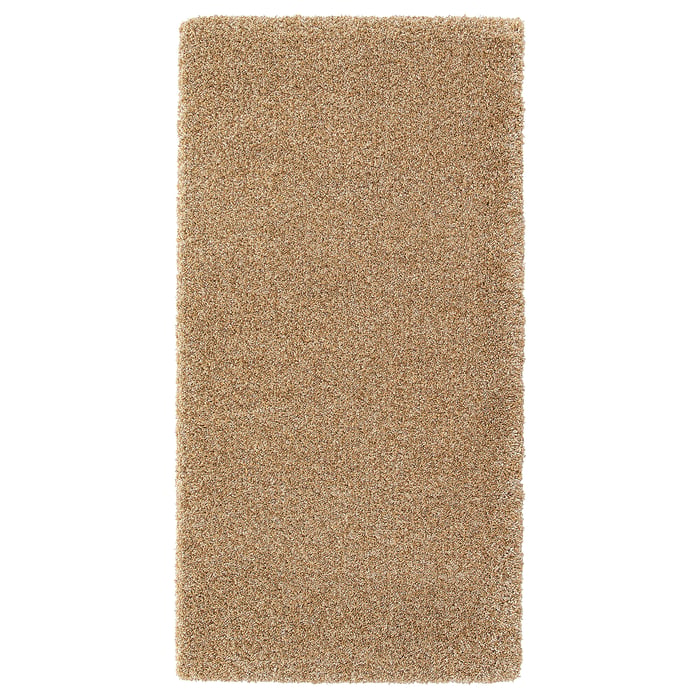 BREVBÄRARE Килим з довгим ворсом, глибокий бежевий, 80x150 см