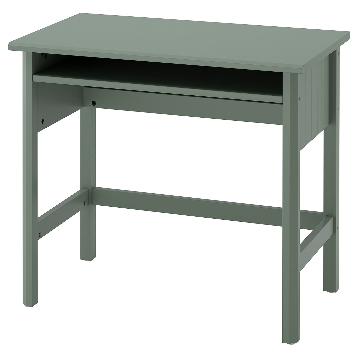 Письмовий стіл IKEA BRYTNING, зелений, 85 × 53 × 75 см
