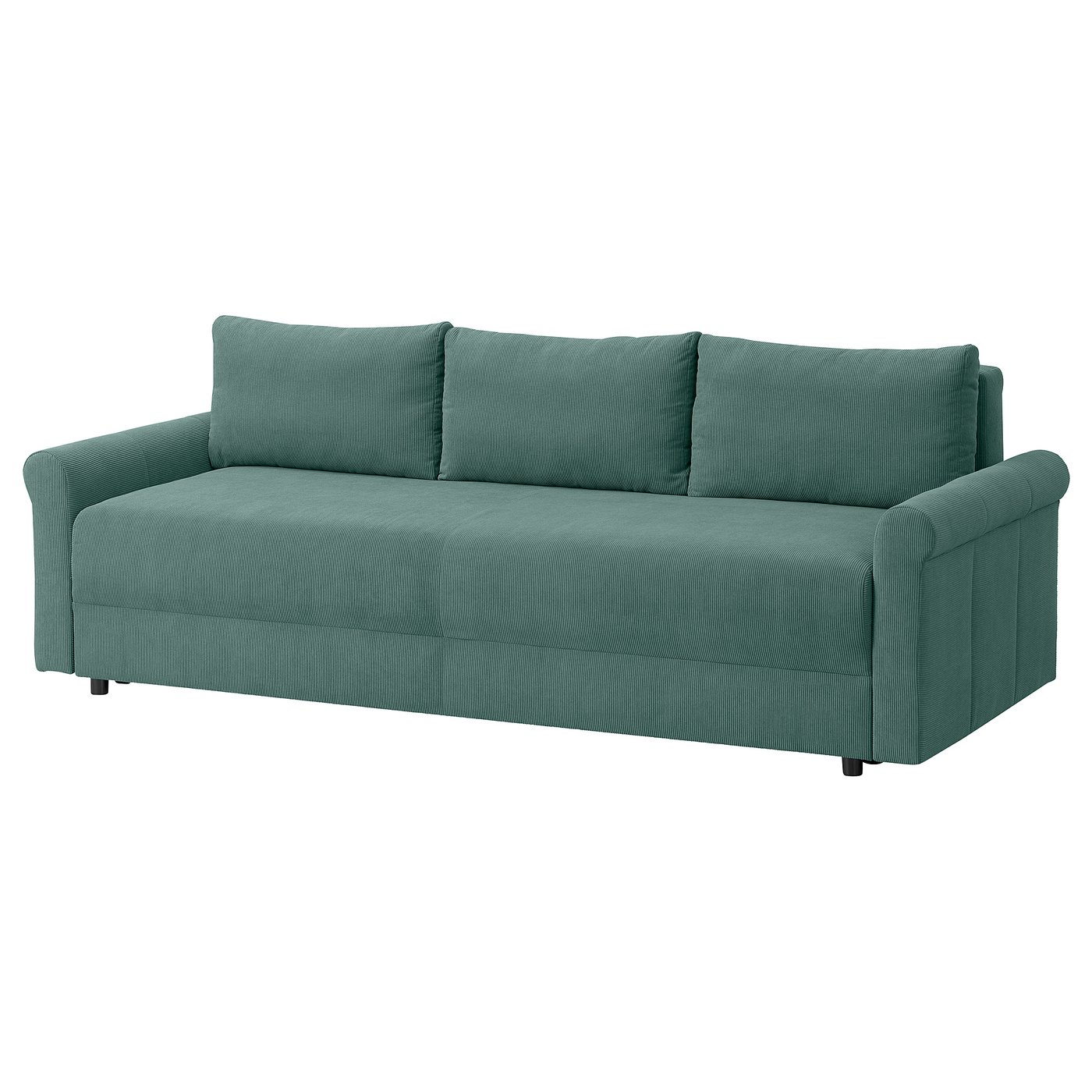 DÅNHULT Rozkładana sofa 3osobowa, Kelinge szaroturkusowy IKEA
