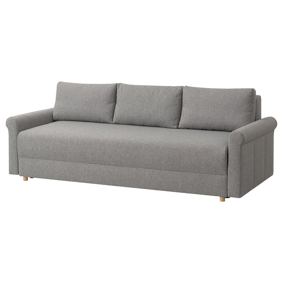 DÅNHULT Rozkładana sofa 3osobowa, szary IKEA