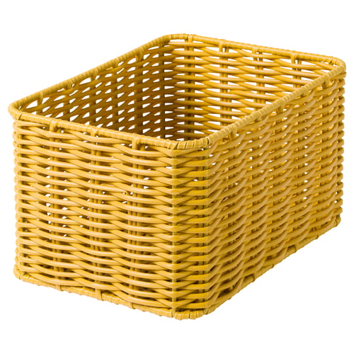 DJURTRÄNARE Кошик - темно-жовтий 18x25x14 см