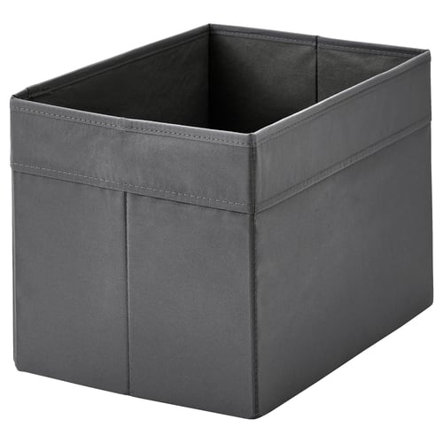 DRÖNA Коробка - темно-сірий 25x35x25 см