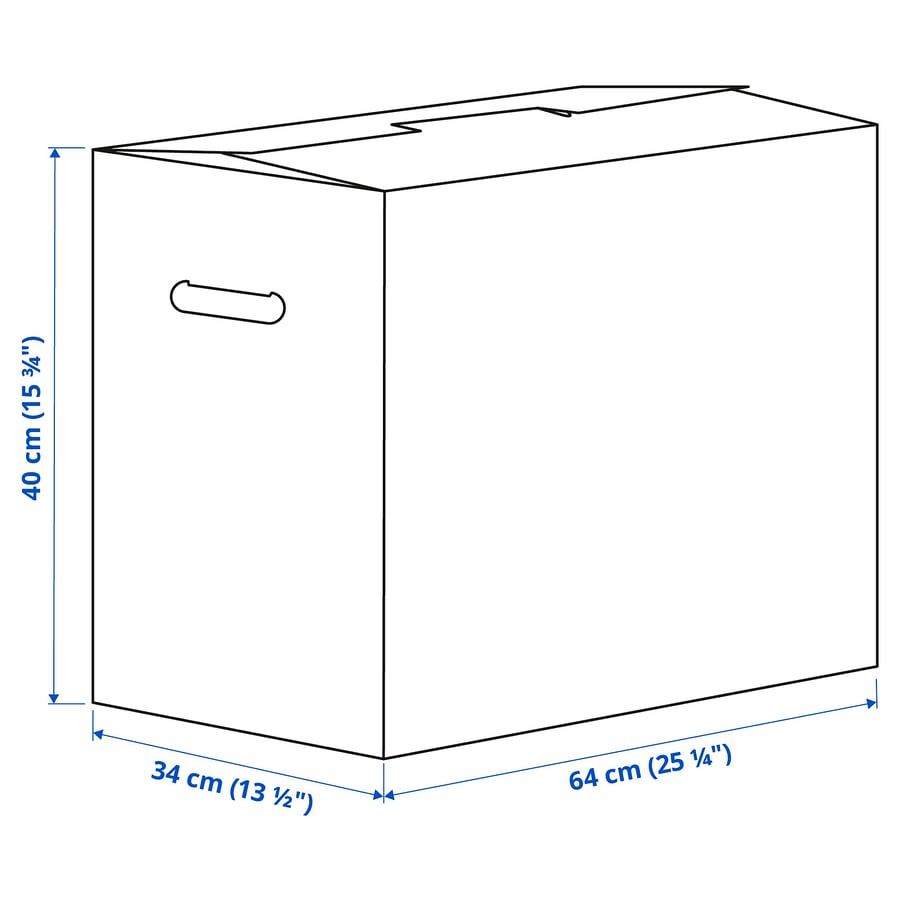 DUNDERGUBBE kolimiskast, 64x34x40 cm/80 l, DUNDERGUBBE kolimiskast, 64x34x40 cm/80 l,