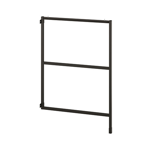 ENHET - panel boczny wspierający/noga, 60x1.8x87.5 cm, antracyt