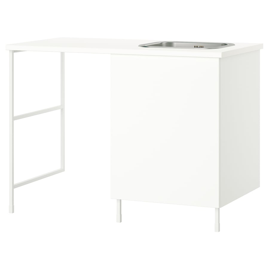 ENHET riiul/kapp, valge, 139x63.5x90.5 cm