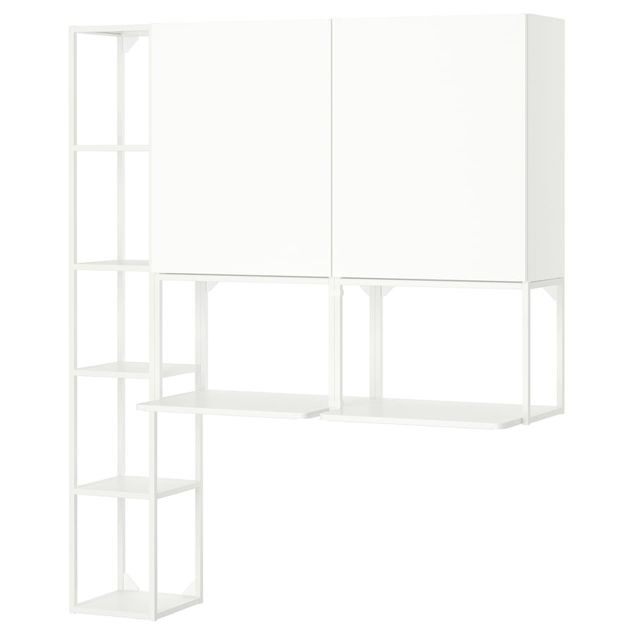 ENHET riiul/kapp, valge, 150x45x180 cm