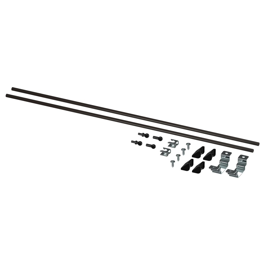 ENHET montāžas komplekts virtuves salai, antracīta krāsā, 60 cm