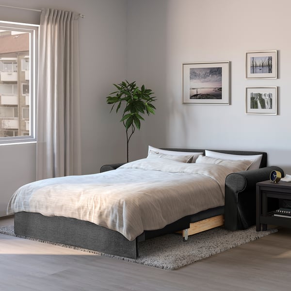 Evertsberg Sofa 2 Osobowa Rozkladana Z Pojemnikiem Ciemnoszary