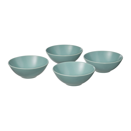 FÄRGKLAR - miska, 16 cm, Matowy jasnoturkusowy