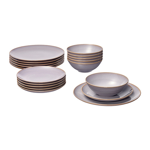 FÄRGKLAR - serwis, 18 szt., jasnoróżowy