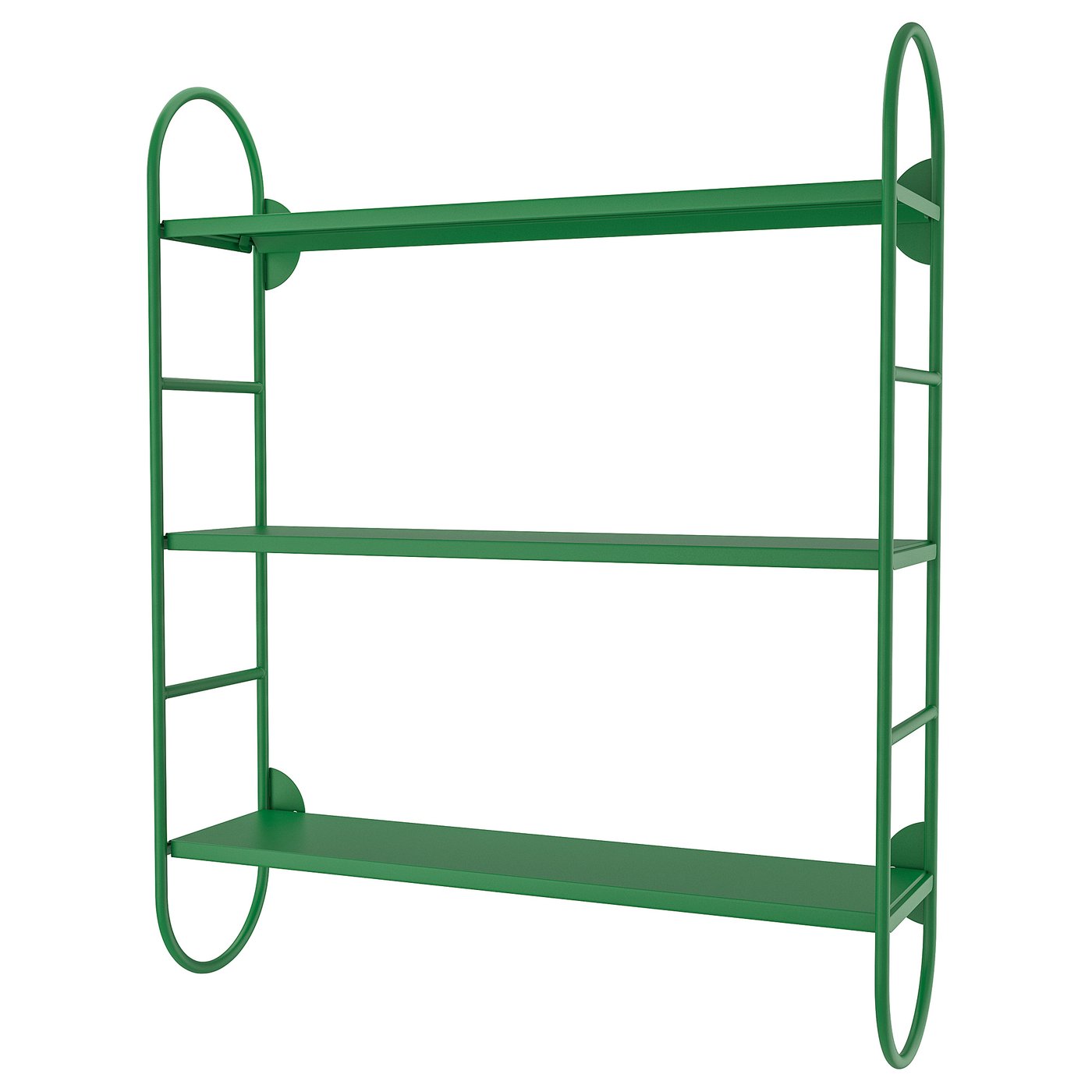 Настінна полиця IKEA FÄRGSÄTTARE, зелений, 60 × 16 × 74 см