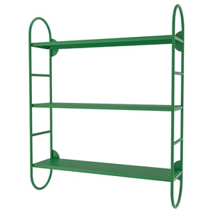 FÄRGSÄTTARE Настінна полиця - зелений 60x16x74 см