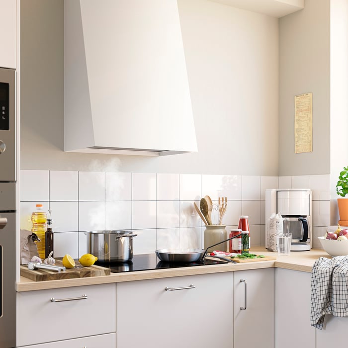 FIVELSBO Настінна витяжка, IKEA 300 білий 56 см, фото 2