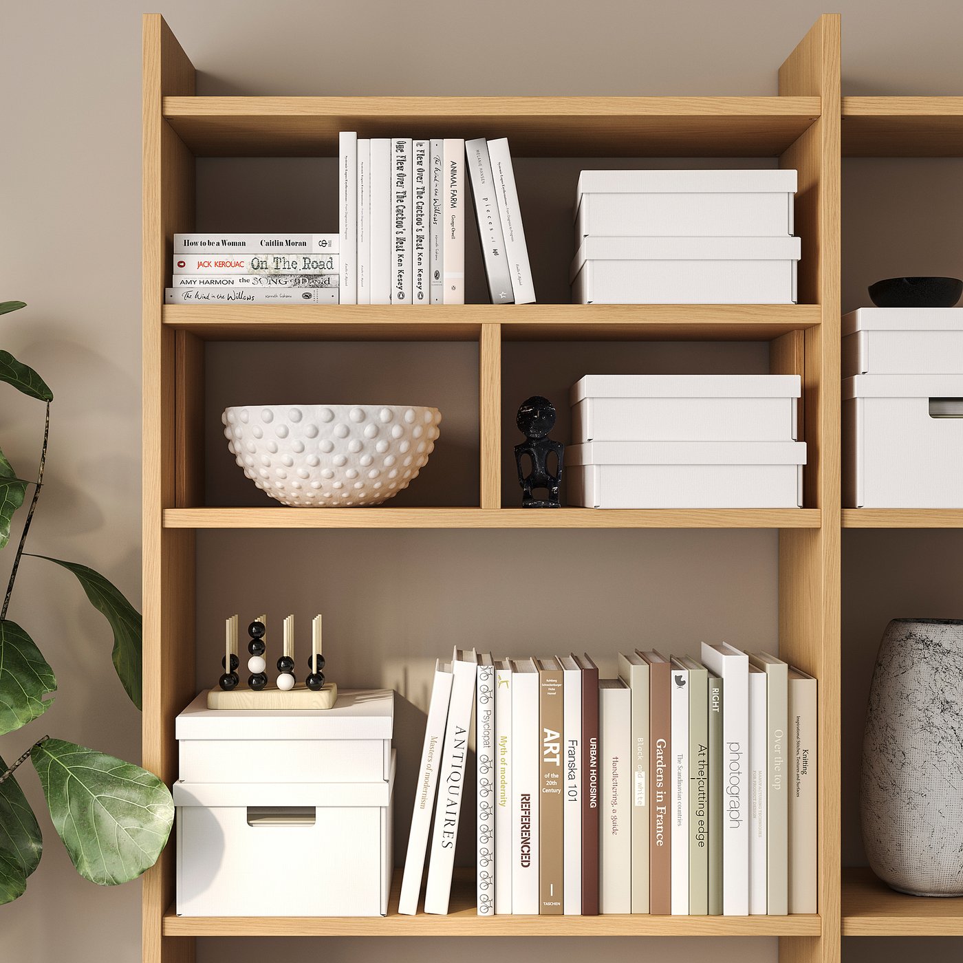 Контейнер із кришкою IKEA FJÄDERHARV, білий, 25 × 35 × 8 см — фото 4