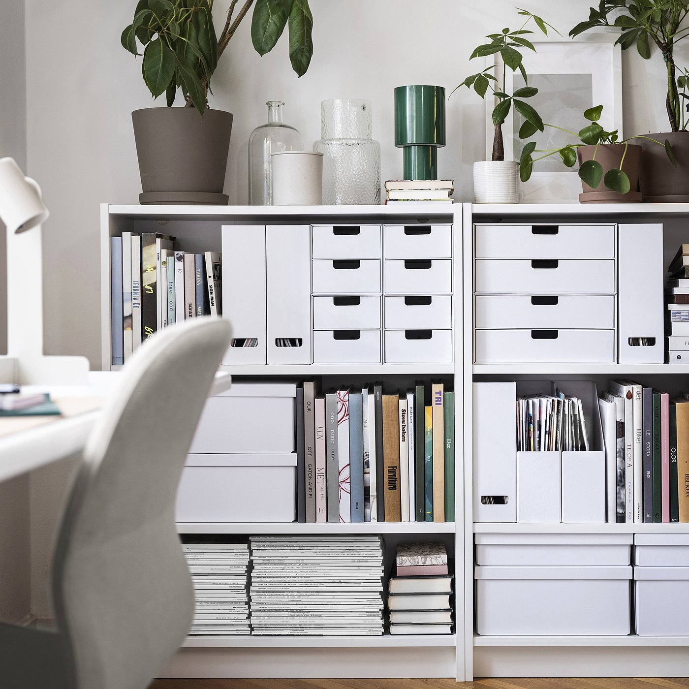 Контейнер із кришкою IKEA FJÄDERHARV, білий, 25 × 35 × 8 см — фото 5