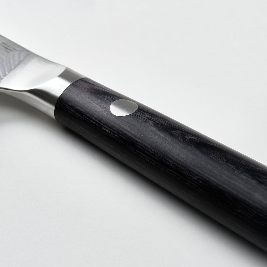 FJÄLLRÖDING santoku nazis, Damaskas tērauds/melnā krāsā, 16 cm