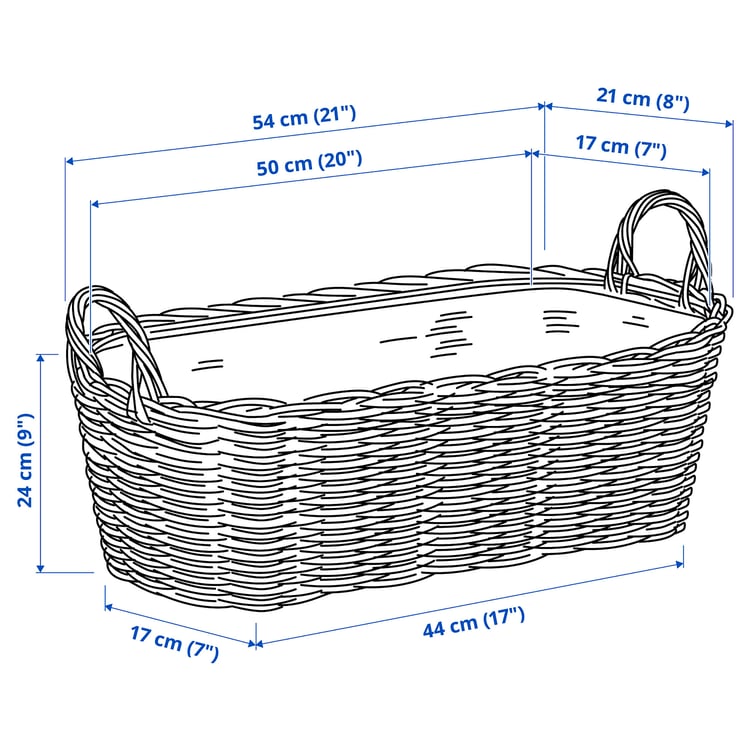 FLODBJÖRK Skrzynka na kwiaty, do wewnątrz/na zewnątrz jasnoszaro-brązowy, 54x21 cm