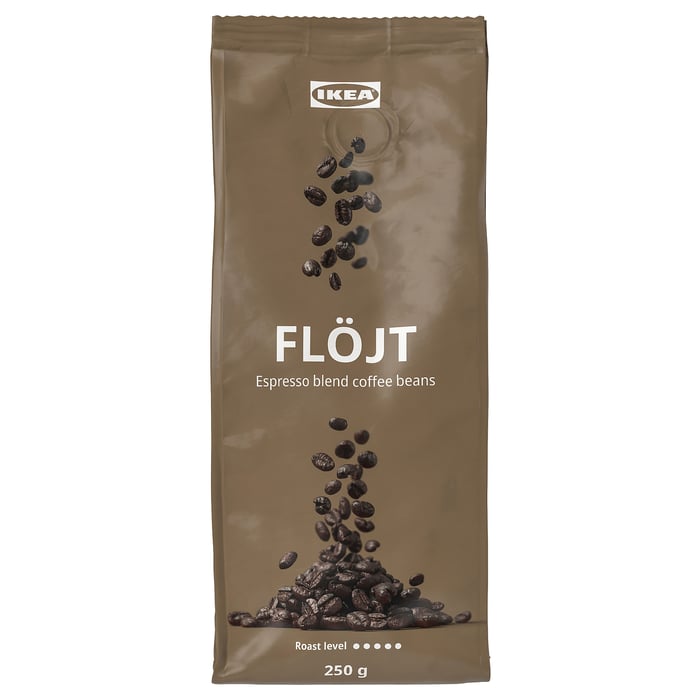 FLÖJT Кава в зернах, еспресо власна суміш/з сертифікатом Rainforest Alliance 250 г