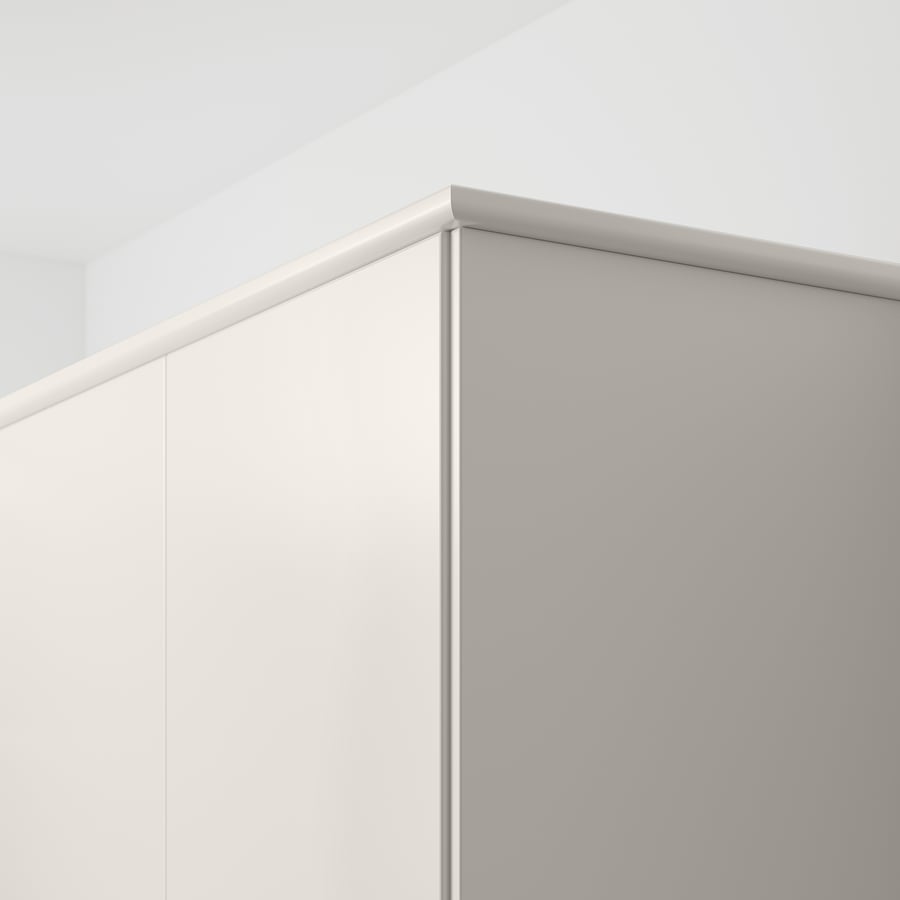 FÖRBÄTTRA noapaļ. dekoratīvā līste, baltā krāsā, 221 cm