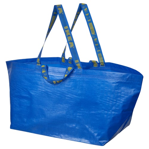 FRAKTA Велика сумка - синій 55x37x35 см/71 л