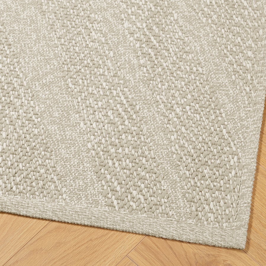 FULLMAKT Tekstila paklājs iekštelpām/ārdarbiem - bēšs/melange 80x200 cm FULLMAKT Tekstila paklājs iekštelpām/ārdarbiem - bēšs/melange 80x200 cm