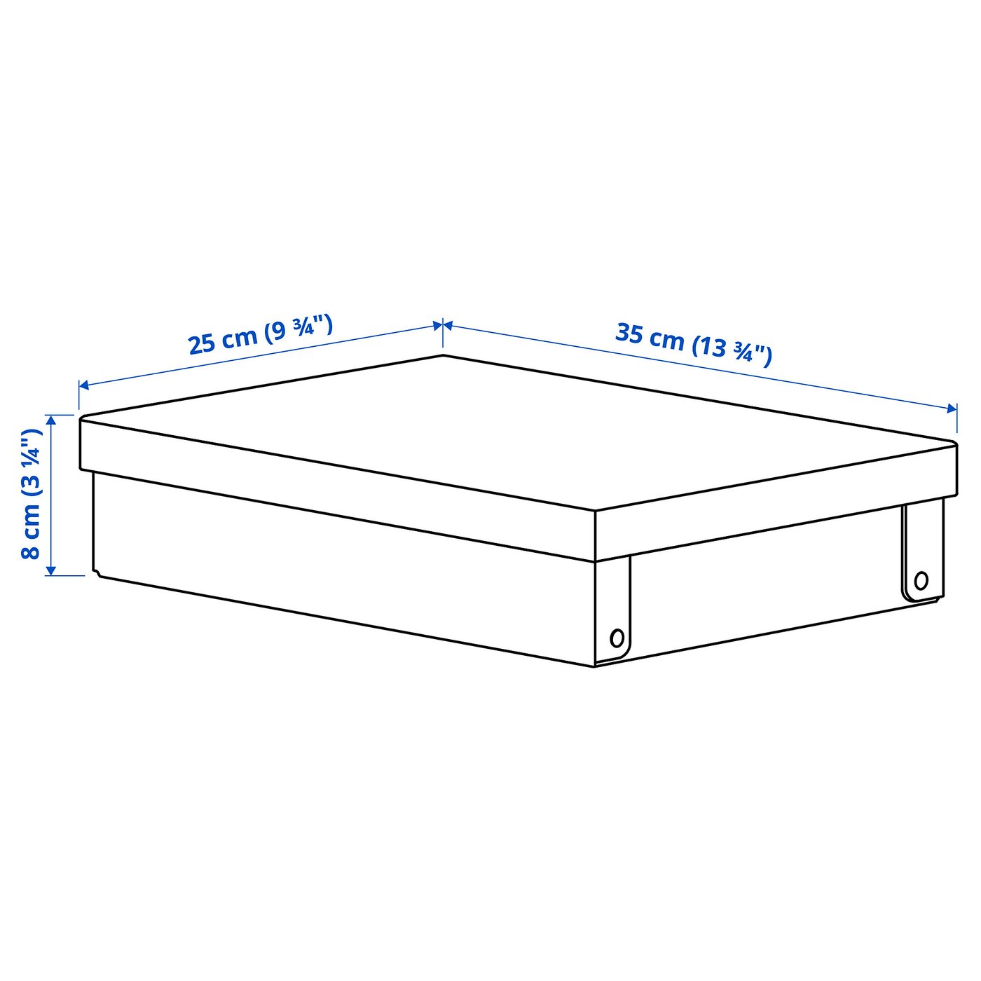 Контейнер із кришкою IKEA GÄRDESGÅRD, натуральний, 25 × 35 × 8 см — фото 6