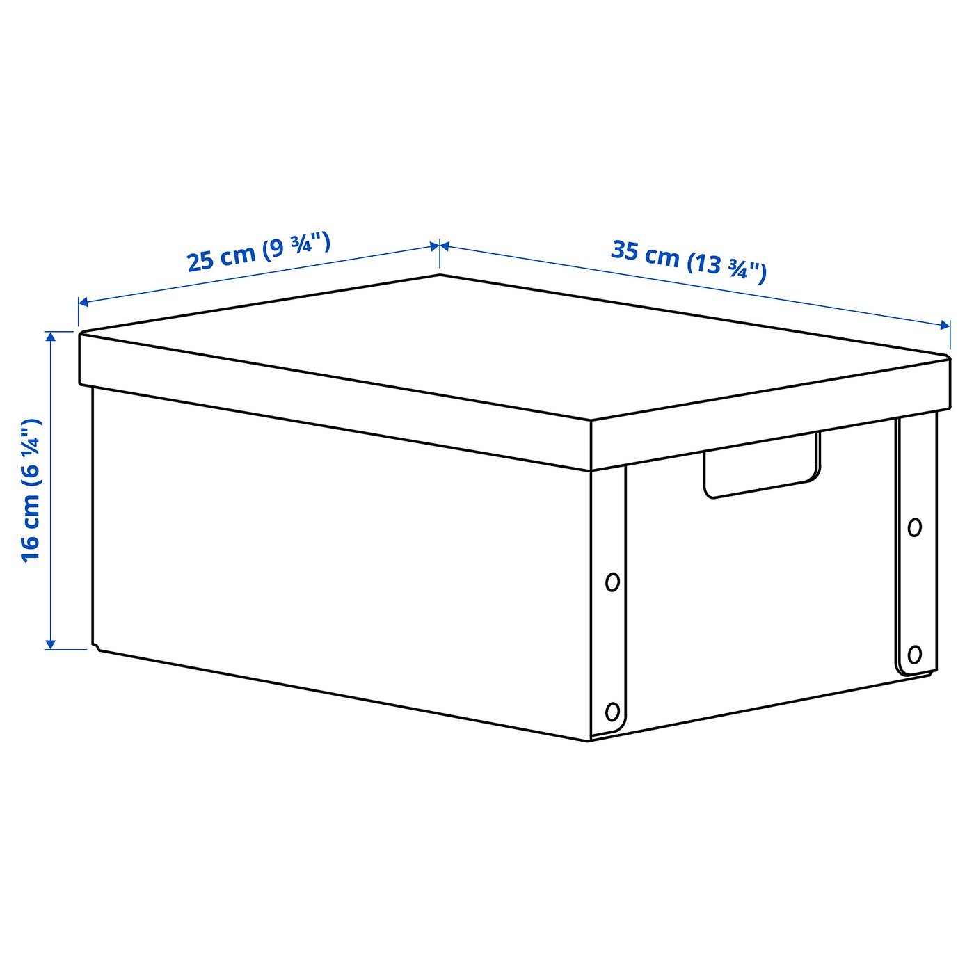 Контейнер із кришкою IKEA GÄRDESGÅRD, натуральний, 25 × 35 × 16 см — фото 9