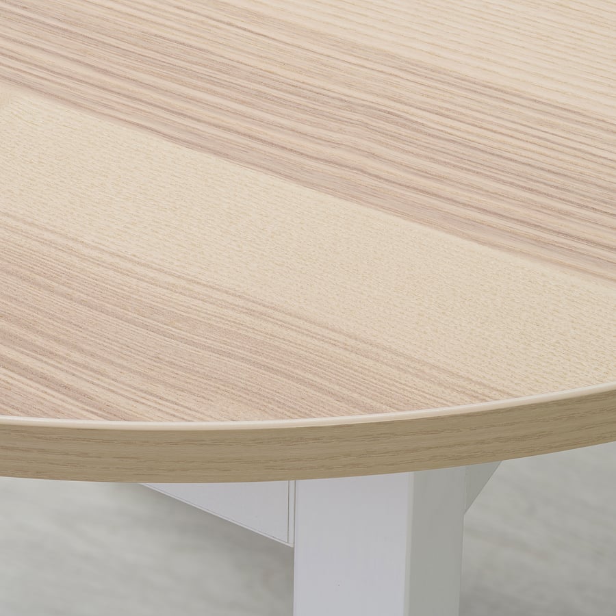 GAPERHULT Pagarināmais galds - osis / balts 90 / 120x90 cm, 4 personām GAPERHULT Pagarināmais galds - osis / balts 90 / 120x90 cm, 4 personām