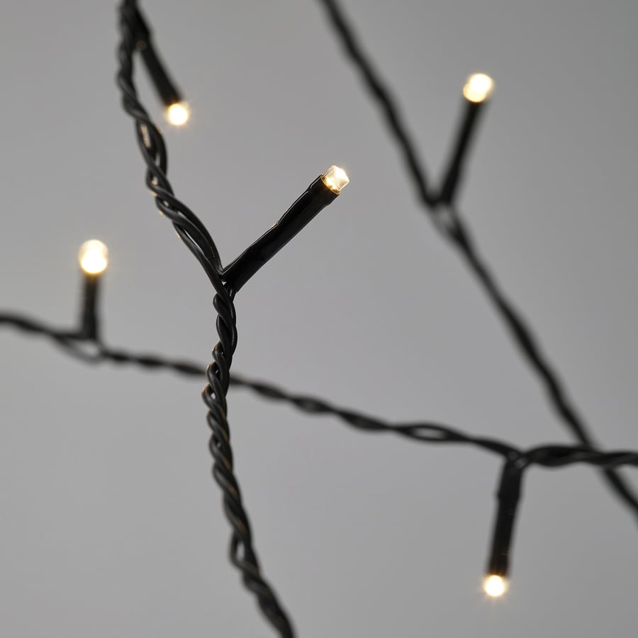 GETKÅL LED lampiņu virtene, darbojas ar baterijām lietošanai ārā, 4.5 m