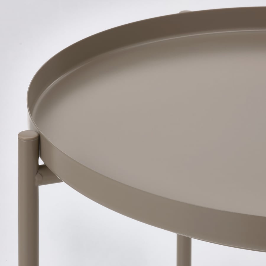GLADOM kandikulaud 52,5x Ø44,5 cm tumehall/liivavärvi