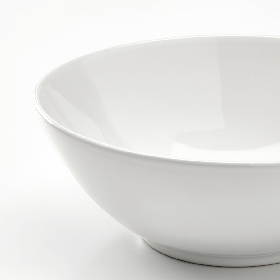 GODMIDDAG, bļoda, 19 cm, baltā krāsā GODMIDDAG, bļoda, 19 cm, baltā krāsā
